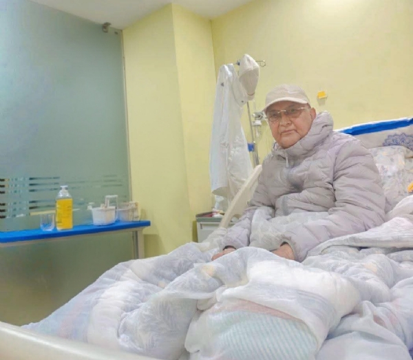 अस्पताल में भर्ती ओली अस्पताल में भर्ती ओली