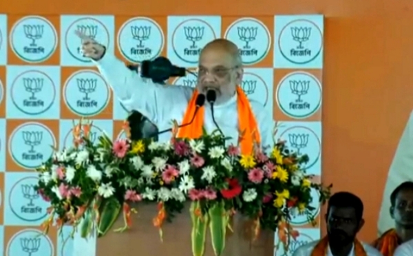 अमित शाह बीरभूम के सभा में