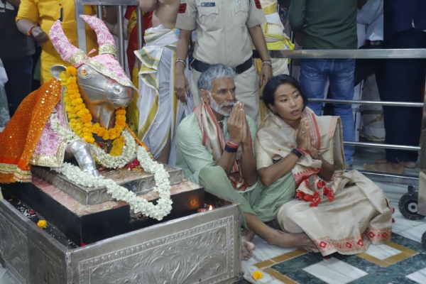 Milind Soman visited Mahakal