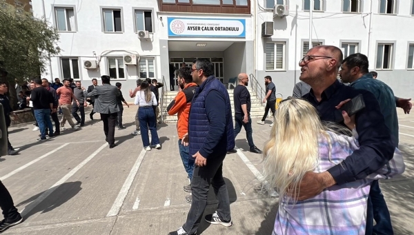 आयसेल कैलिक मिडिल स्कूल। इसी स्कूल में 13 वर्षीय किशोर ने ताबड़तोड़ फायरिंग करने के बाद खुद को भी गोली से उड़ा लिया।  फोटो - डेली सबाह