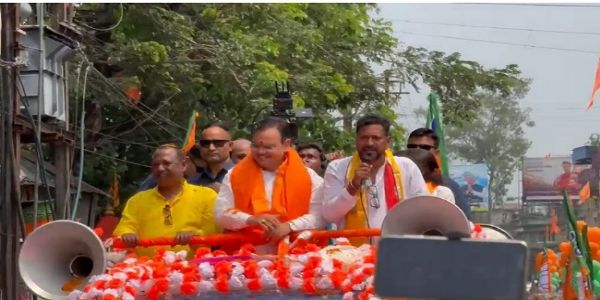 বিজেপি প্ৰাৰ্থীৰ সমৰ্থনত ৰাজস্থানৰ মুখ্যমন্ত্ৰী ভজন লাল শৰ্মাৰ শিলিগুৰিত ৰোড শ্ব