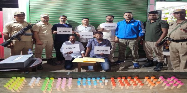 শোণিতপুৰৰ বৰঘাটত আৰক্ষীৰ অভিযানত জব্দ সন্দেহজনক ব্ৰাউন চুগাৰ, গ্ৰেপ্তাৰ দুই ড্ৰাগছ সৰবৰাহকাৰী