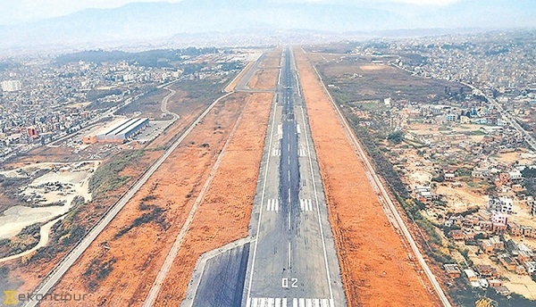 काठमांडू स्थित त्रिभुवन अंतर्राष्ट्रीय हवाईअड्डा