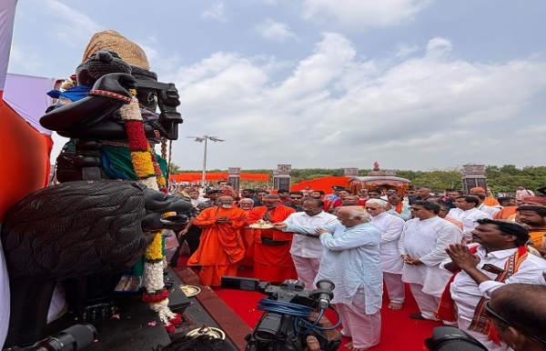 ত্ৰিপুৰাত মা সৌন্দৰ্য চিন্ময়ী মন্দিৰ উদ্বোধন ডা:মোহন ভাগৱতৰ