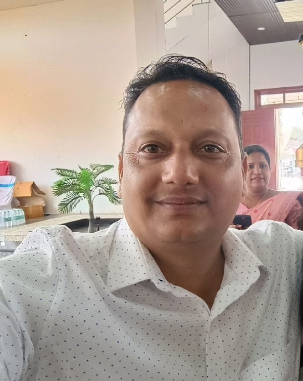 Gakul Barua, manager of  biscuit shop in Tezpur