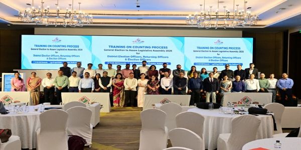 অসম বিধান সভাৰ সাধাৰণ নিৰ্বাচন, ২০২৬, ভোট গণনা সফলতাৰে সম্পন্ন কৰাৰ বাবে গুৱাহাটীত প্ৰশিক্ষণ প্ৰদান