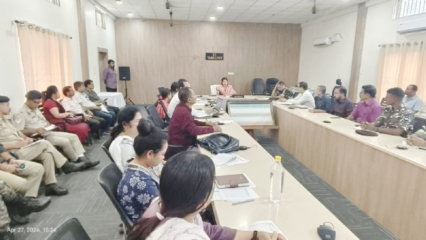 তামুলপুৰত বান প্ৰস্তুতি সম্পৰ্কীয়  বৈঠক অনুষ্ঠিত ।