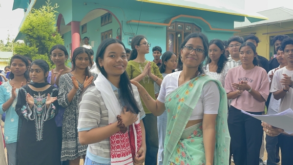 অসমৰ ভিতৰতে ভূগোলত সৰ্বোচ্চ নম্বৰ লাভ ডিমৰীয়াৰ হানশ্ৰী ৰংহাংপীৰ।