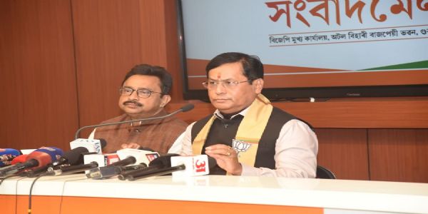 কংগ্ৰেছ দলৰ নিৰ্বাচনী কুচকাঁৱাজ কেৱল সংবাদ মাধ্যমৰ খবৰৰ আৰু সংখ্যালঘু অঞ্চলতহে সীমাবদ্ধ– সৰ্বানন্দ সোণোৱাল