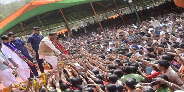 পলাশবাৰী আৰু দিছপুৰকে ধৰি নামনি অসমত মুখ্য়মন্ত্ৰীৰ বিজয় সংকল্প সভাত ব্য়াপক জন সমৰ্থন