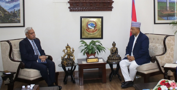 नेपाल के विदेश मंत्री से मुलाकात नेपाल के विदेश मंत्री से मुलाकात