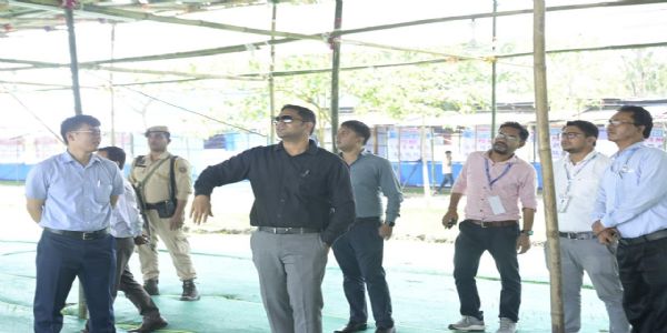 নির্বাচনৰ পূৰ্বসন্ধ্যাত কোকৰাঝাৰত ভোটগ্ৰহণ ব্যৱস্থা পৰ্যালোচনা ডিচি-ডিইঅ’ৰ