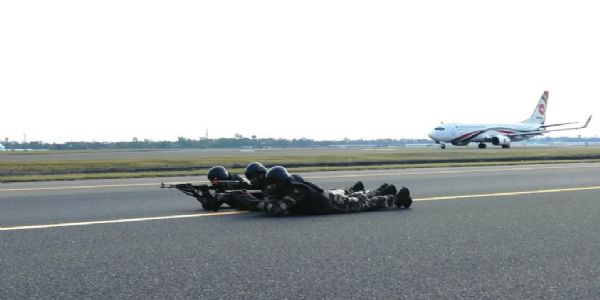 দিল্লী বিমানবন্দৰত চিআইএছএফৰ উদ্যোগত হাইজেকিং বিৰোধী অনুশীলন