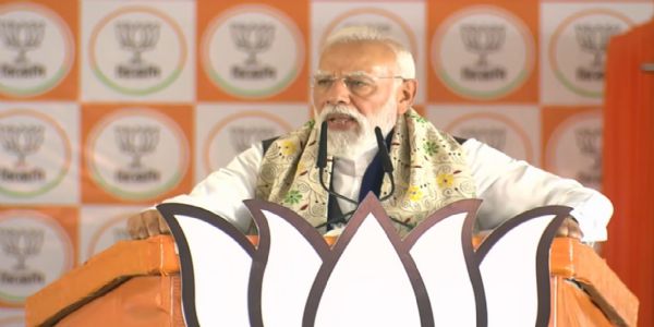 বংগত ক্ষমতাৰ পৰিৱৰ্তন এতিয়া নিশ্চিত: নৰেন্দ্ৰ মোডী