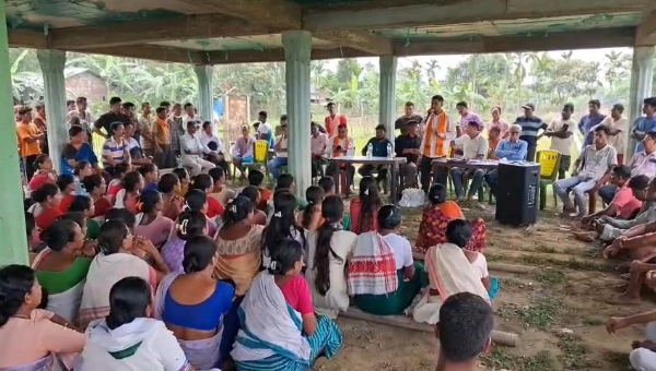 চৰকাৰবিৰোধী শ্লোগানেৰে উত্তাল জাগীৰোডৰ সিন্ধিশৰ।