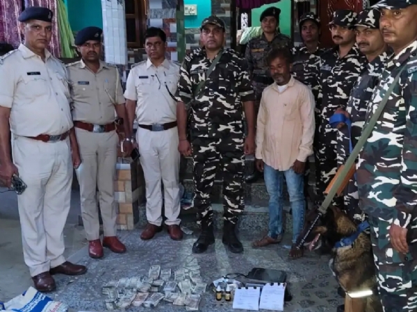 गलगलिया में एसएसबी-पुलिस की बड़ी कार्रवाई, 120 ग्राम ब्राउन शुगर व लाखों की नकदी बरामद