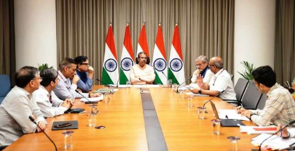 केंद्रीय शिक्षा मंत्री धर्मेंद्र प्रधान मंगलवार को आगामी नीट (यूजी) पुनर्परीक्षा की तैयारियों की समीक्षा के लिए उच्च स्तरीय बैठक की अध्यक्षता करते हुए