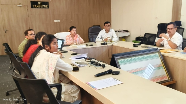 তামুলপুৰ জিলা আয়ুক্ত কাৰ্যালয়ত এনকৰ্ড কমিটীৰ বৈঠক।