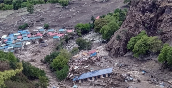 हुम्ला जिले के आए भूस्खलन