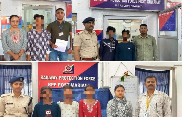 আৰ পি এফৰ দ্বাৰা কেইবাটাও নাবালক শিশুক উদ্ধাৰ