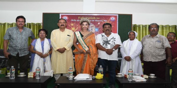 গৃহ চহৰ তেজপুৰত মিছ গ্ৰেণ্ড ইণ্ডিয়া ২০২৬ ৰ প্ৰথম ৰাণাৰ্চ আপৰ খিতাপ অৰ্জন কৰা মৃগাশ্ৰী বৰুৱাক সম্বৰ্ধনা