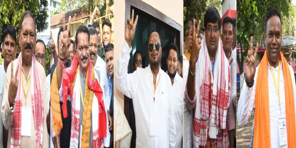 শোণিতপুৰৰ পাঁচটা সমষ্টি এনডিএৰ দখলত
