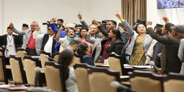 বালেন্দ্ৰ শ্বাহৰ বক্তব্যক লৈ নেপালত অব্যাহত আছে প্ৰতিবাদ
