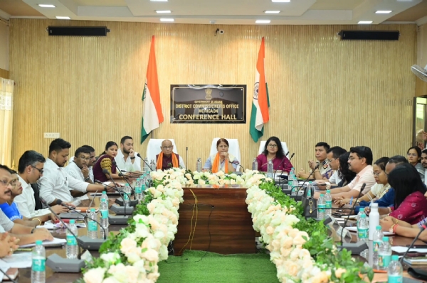 মৰিগাঁও জিলা আয়ুক্ত কাৰ্য্যালয়ত উপস্থিত মৰিগাঁও জিলাৰ নৱ-নিযুক্ত অভিভাৱক মন্ত্ৰী অজন্তা নেওঁগ