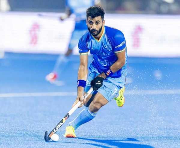 मनप्रीत सिंह ने रचा इतिहास, दिलीप तिर्की के 412 अंतरराष्ट्रीय मैचों के रिकॉर्ड की बराबरी की