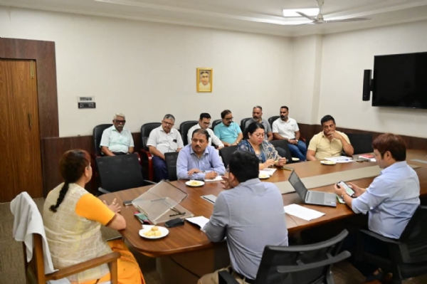 Minister Ajanta Neog in a Committee Meeting Held to Prepare for PM Modi’s Assam Visit.