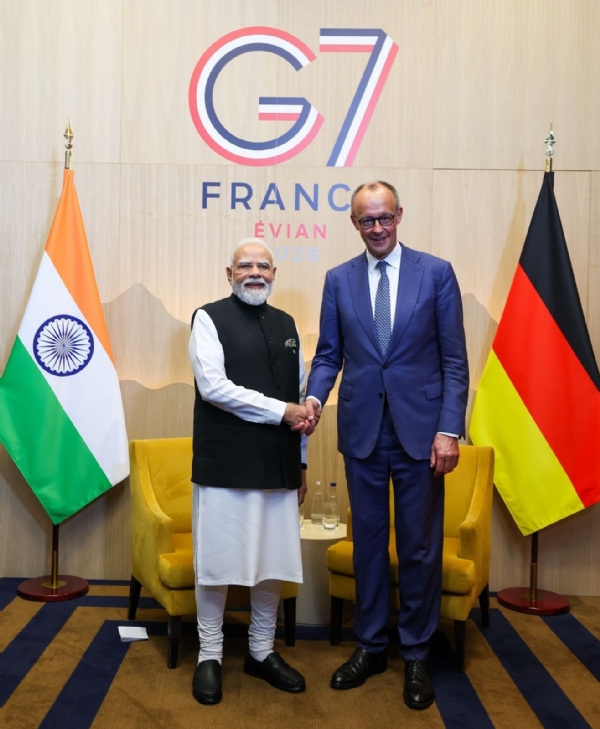 प्रधानमंत्री मोदी और जर्मन चांसलर