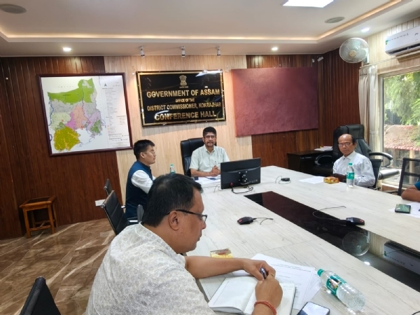 ৰাষ্ট্ৰীয় পলিঅ’ টিকাকৰণ দিৱস উপলক্ষে প্ৰস্তুতি পৰ্যালোচনা বৈঠক অনুষ্ঠিত ।