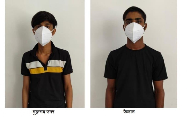 पकड़े गए संदिग्धों की फोटो