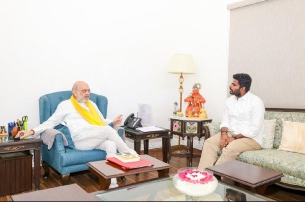 के अन्नामलाई ने की अमित शाह से मुलाकात