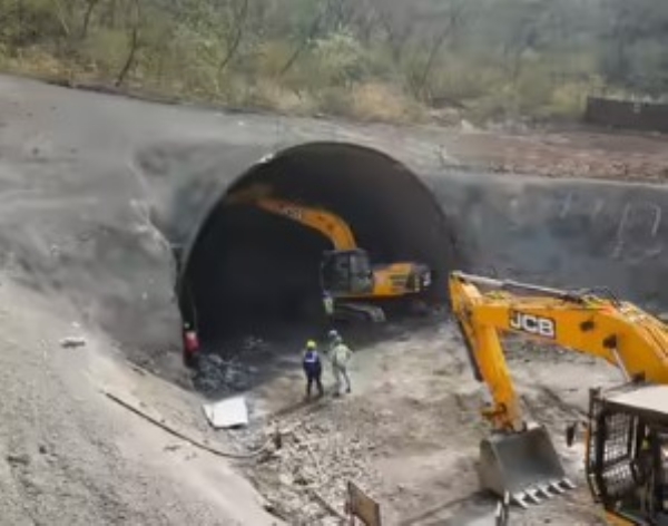 बुलेट ट्रेन क्वारीडोर निर्माण के दौरान निर्माणाधीन एक सुरंग (फाइल फोटो)