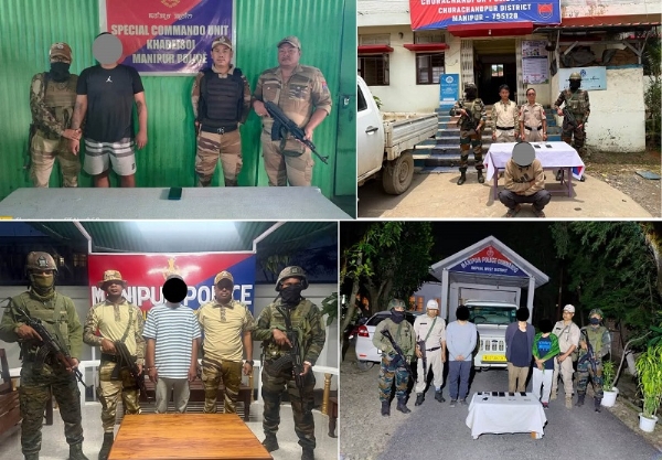Images Related to the Manipur Operations.