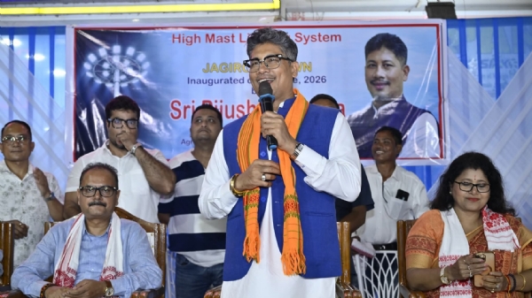 জাগীৰোডক পোহৰেৰে উজলাই তোলাৰ পৰিকল্পনা মন্ত্ৰী পীয়ুষ হাজৰিকাৰ ৷