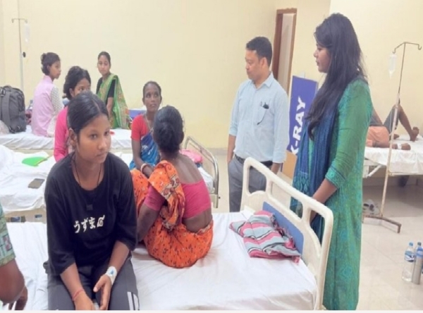 अस्मेंपताल में भर्ती ब्रेन मलेरिया मरीज
