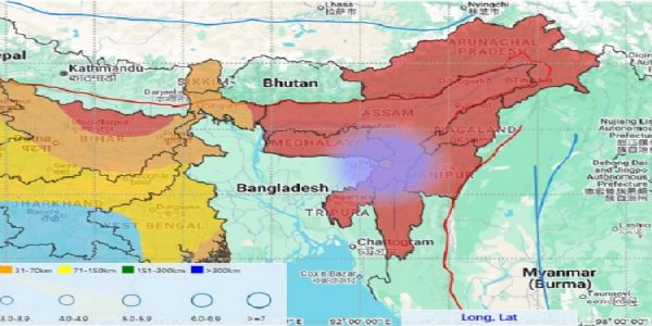 অসমত ৩.৪ ৰিখটাৰ স্কেলৰ ভূমিকম্পৰ জোকাৰণি