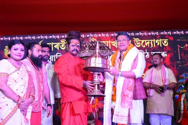 জাগীৰোডৰ আমকটাত শ্ৰী শ্ৰী মা আঘোৰা কালী মন্দিৰৰ প্ৰাণ প্ৰতিষ্ঠা মহোৎসৱ