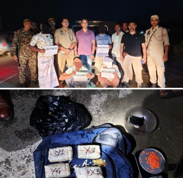 Image of the ₹1 Crore Yaba Seizure.