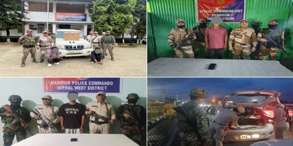 মণিপুৰত দুই কিলোগ্ৰাম হেৰ’ইন উদ্ধাৰ, আটক দুই সৰবৰাহকাৰী; পিএলএ আৰু এনআৰএফএমৰ দুজন উগ্ৰপন্থীও আটক