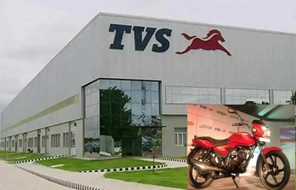 टीवीएस मोटर के लोगो का प्रतीकात्मक चित्र
