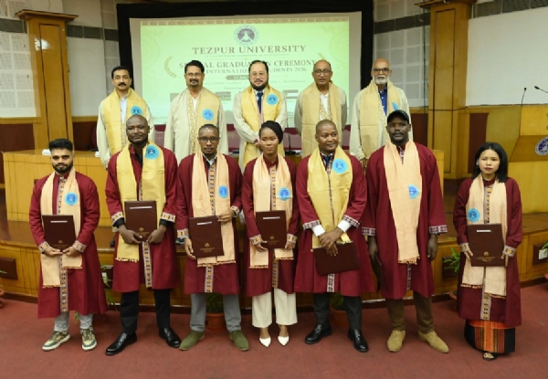 international students at Tezpur University