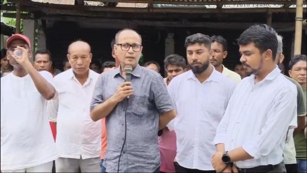 মৰিগাঁওৰ ভূৰবন্ধাত উত্তাল প্ৰতিবাদ