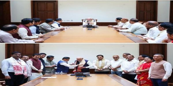 অসমৰ সাংসদৰ লগত বান পৰিস্থিতিৰ পৰ্যালোচনা প্ৰধানমন্ত্ৰী নৰেন্দ্ৰ মোদীৰ