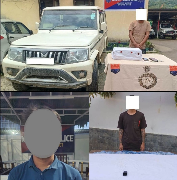 The images Shared by Manipur Police.