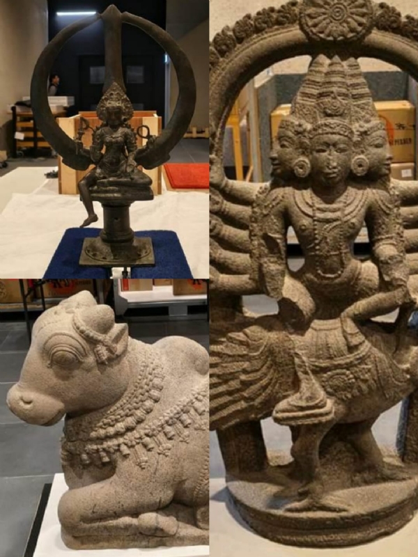 तमिलनाडु मंदिरों की कलाकृतियां की एक झलक।