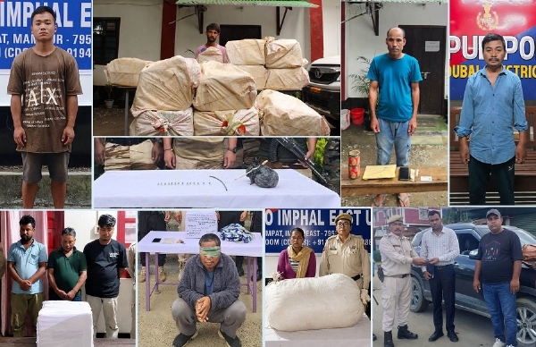 Images Related to the Manipur Operations.