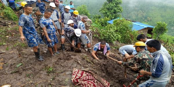 নেপালৰ জাজাৰকোটত হোৱা ভূমিস্খলনত তিনিজন লোক নিহত, চাৰিজন এতিয়াও সন্ধানহীন